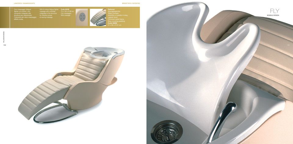 With motors fatigue fighter massage with controller integrated in the structure for vibration power of waving massage.