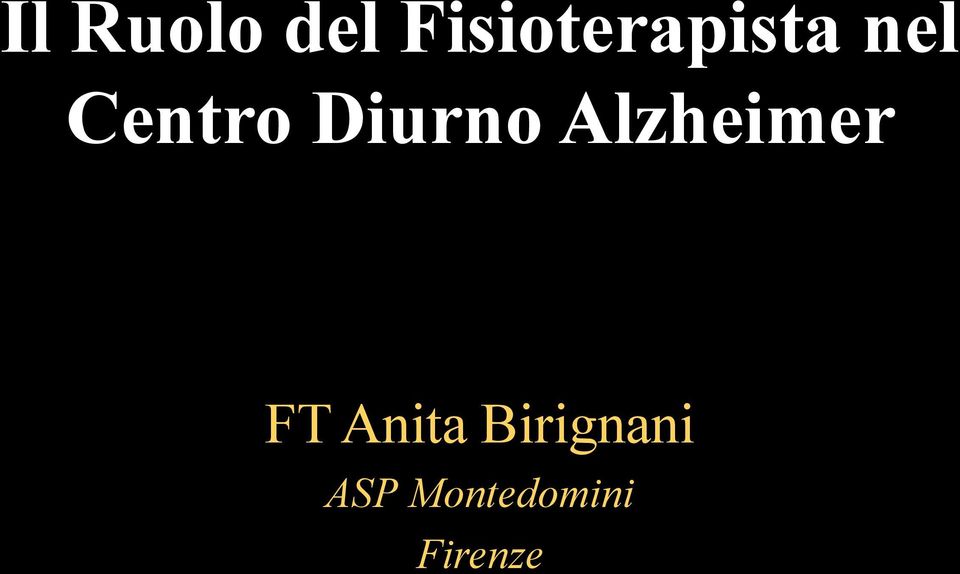 Centro Diurno Alzheimer