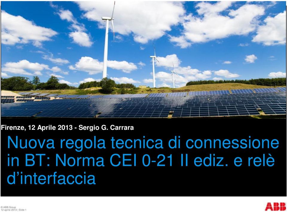 connessione in BT: Norma CEI 0-21 II