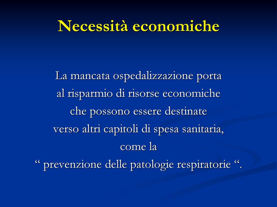 essere destinate verso altri capitoli di spesa