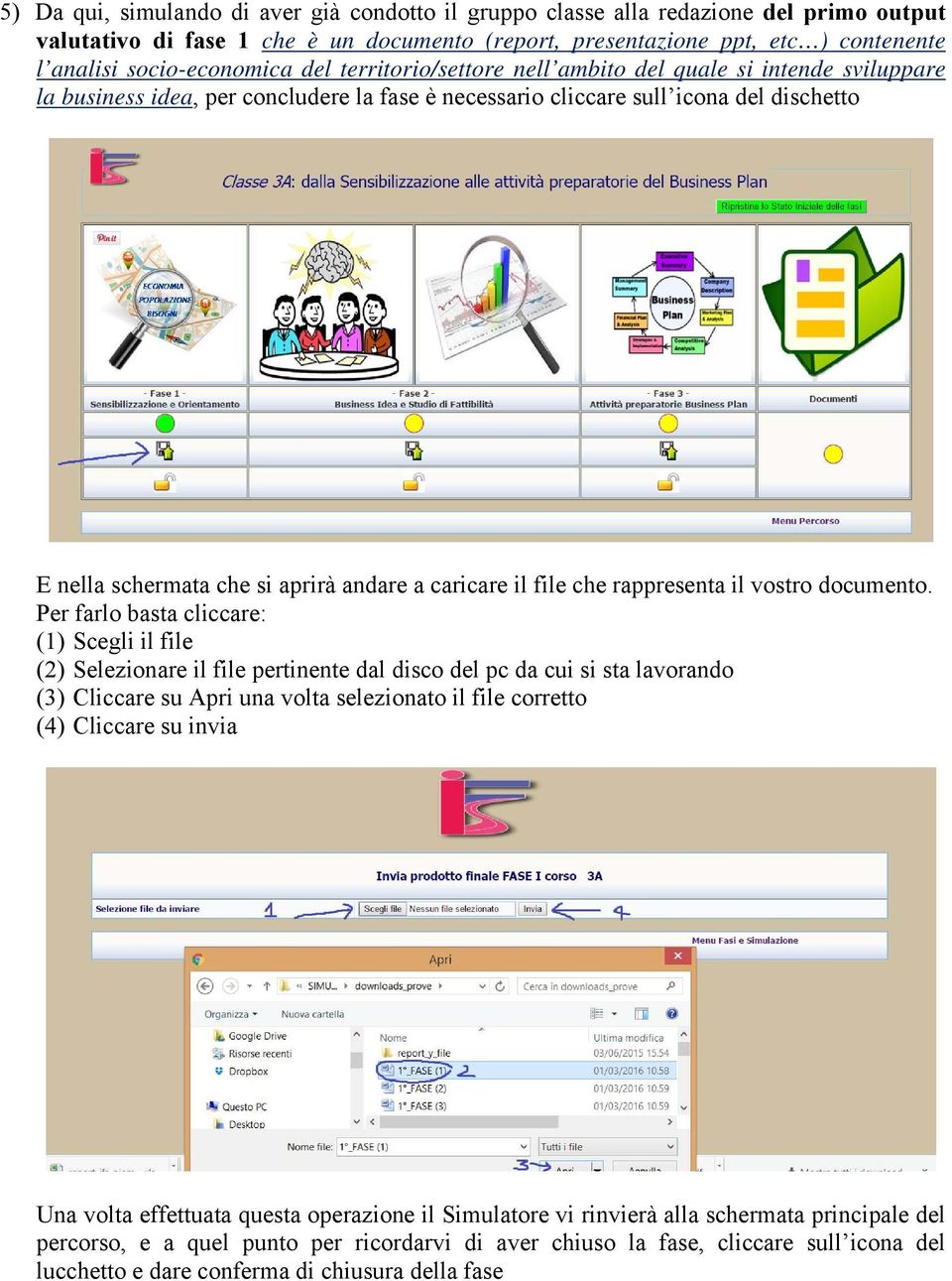 aprirà andare a caricare il file che rappresenta il vostro documento.