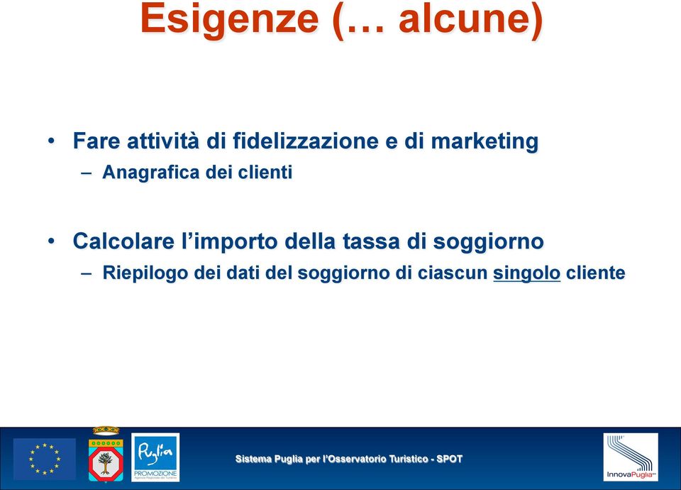 clienti Calcolare l importo della tassa di