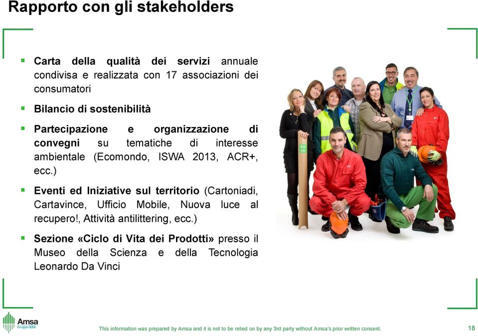 (Ecomondo, ISWA 2013, ACR+, ecc.