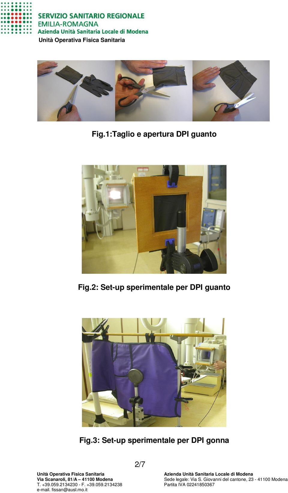 2: Set-up sperimentale per DPI