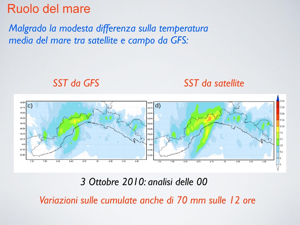 GFS: SST da GFS SST da satellite 3 Ottobre 2010: