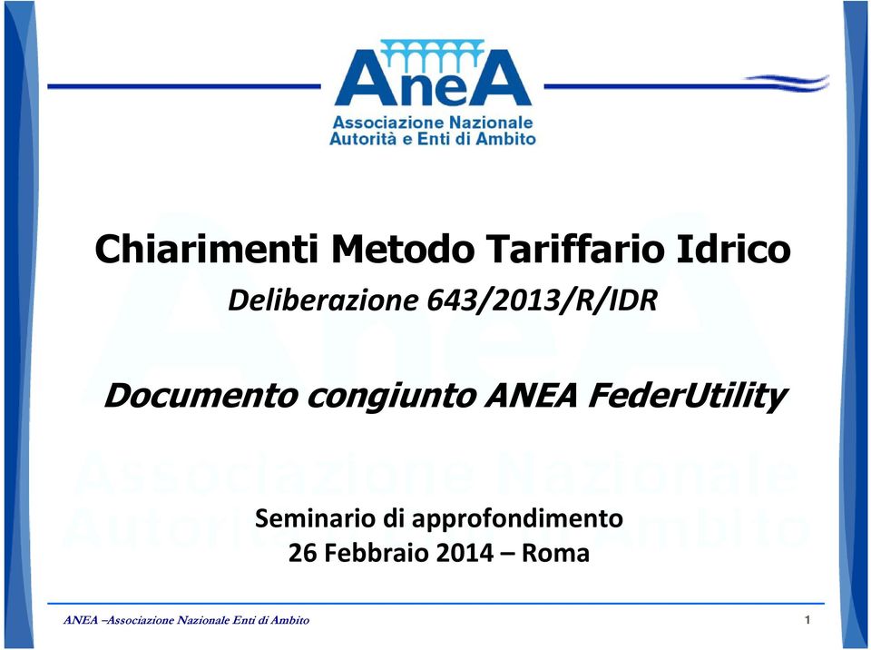 congiunto ANEA FederUtility Seminario