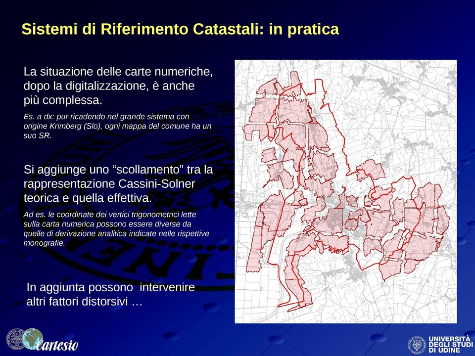 Si aggiunge uno scollamento tra la rappresentazione Cassini-Solner teorica e quella effettiva. Ad es.