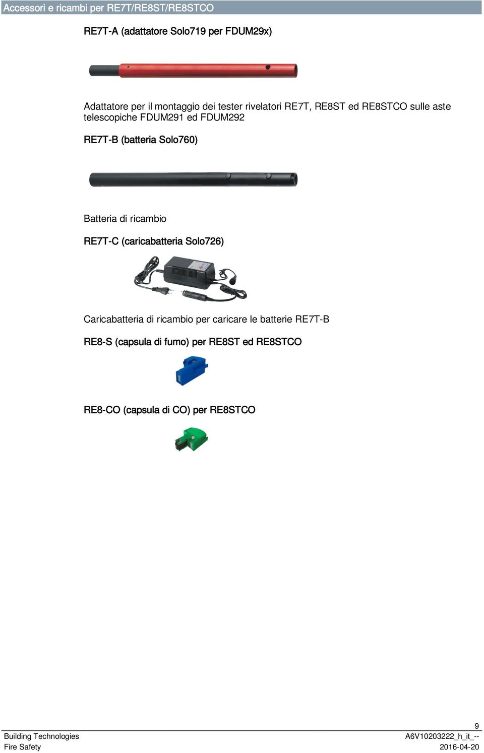 (batteria Solo760) Batteria di ricambio RE7T-C (caricabatteria Solo726) Caricabatteria di ricambio per