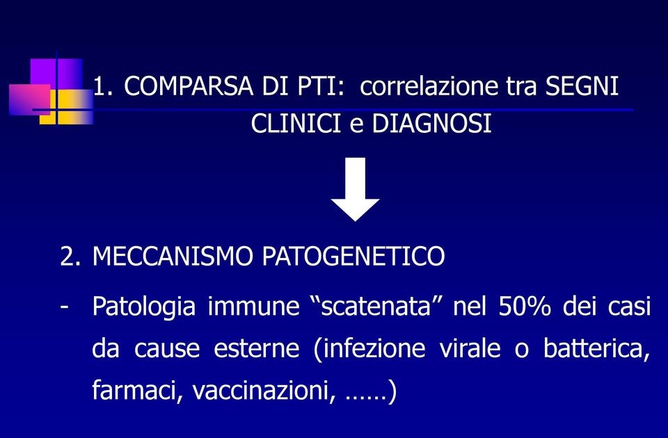 MECCANISMO PATOGENETICO - Patologia immune