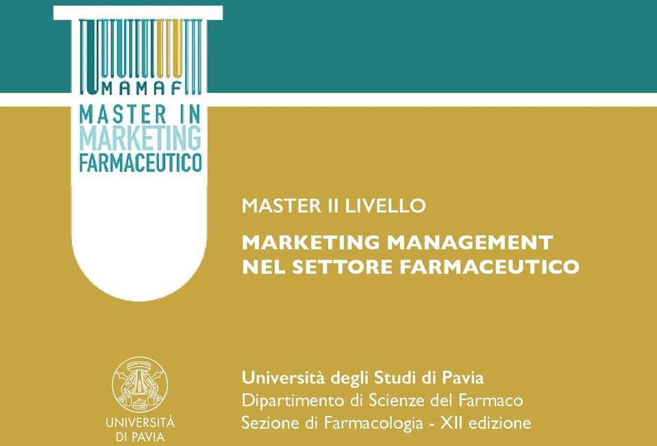 Studi di Pavia Dipartimento di Scienze del