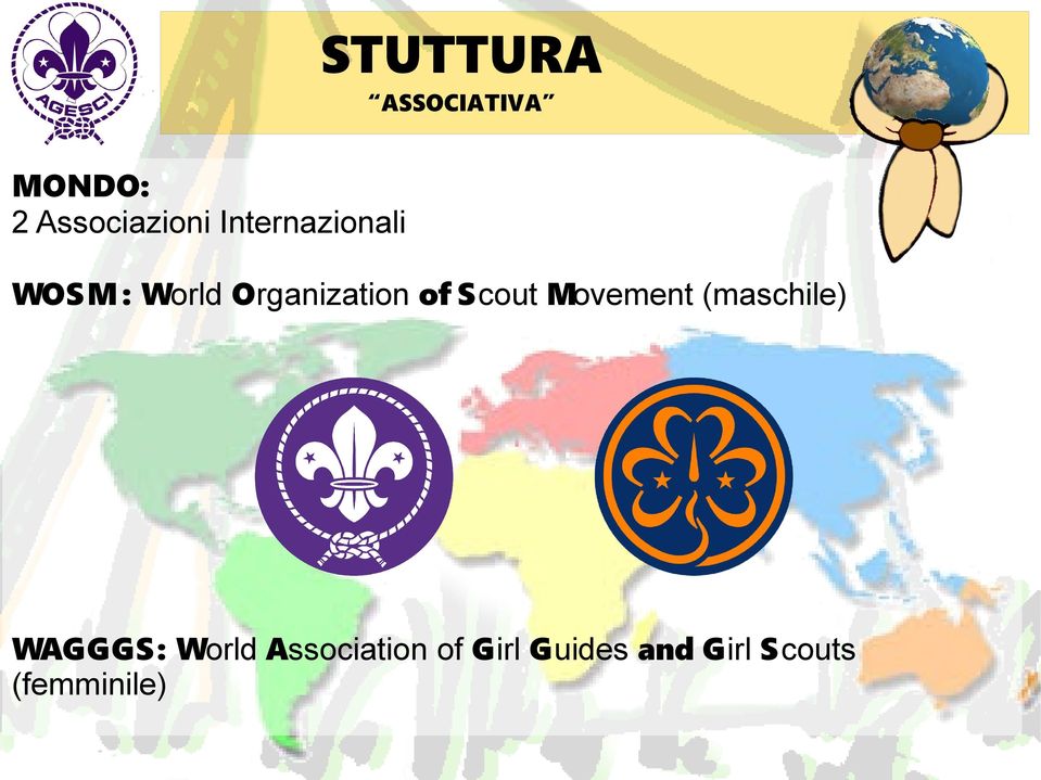 Scout Movement (maschile) WAGGGS: World