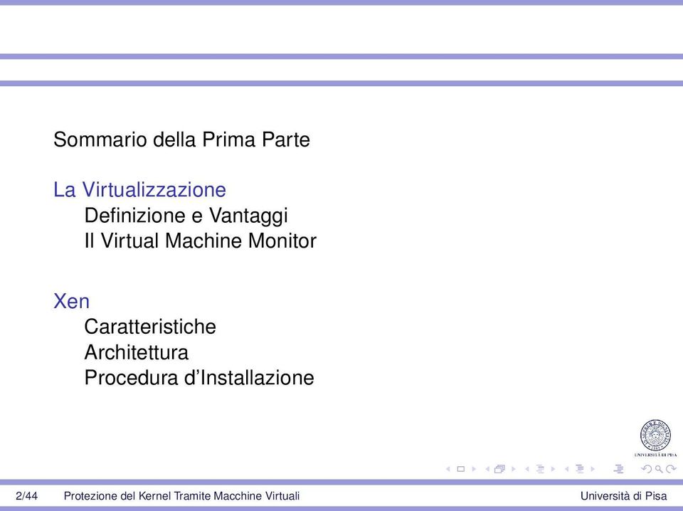 Caratteristiche Architettura Procedura d Installazione