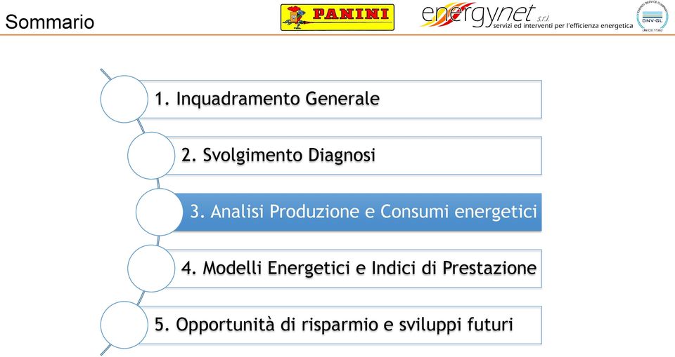 Analisi Produzione e Consumi energetici 4.