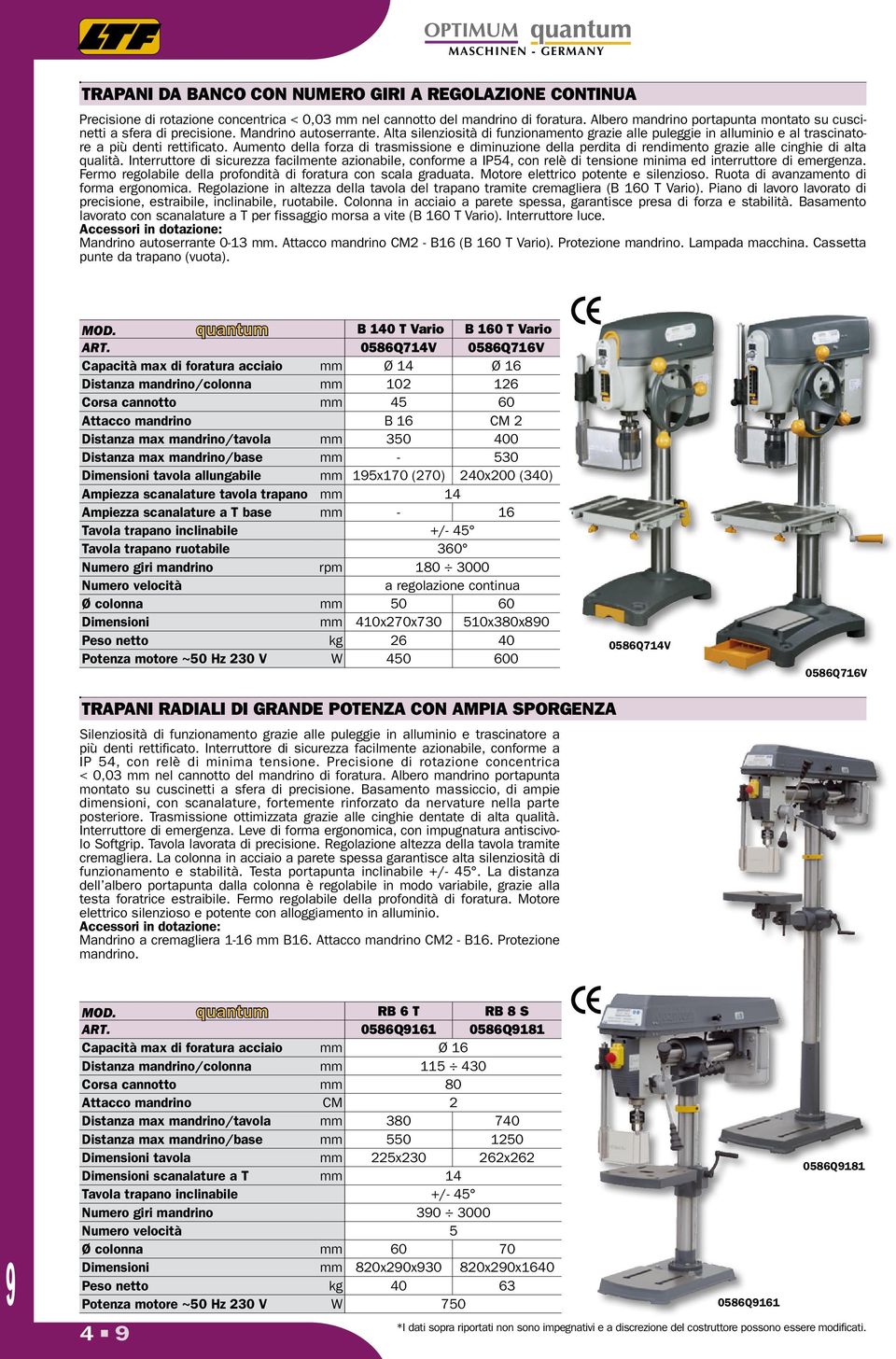 Alta silenziosità di funzionamento grazie alle puleggie in alluminio e al trascinatore a più denti rettificato.