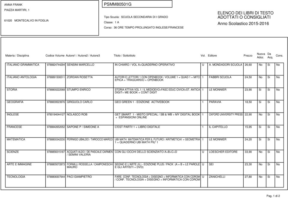 STORIA 9788800222068 STUMPO ENRICO STORIA ATTIVA VOL 1 / IL MEDIOEVO+FASC EDUC CIVICA+ST.