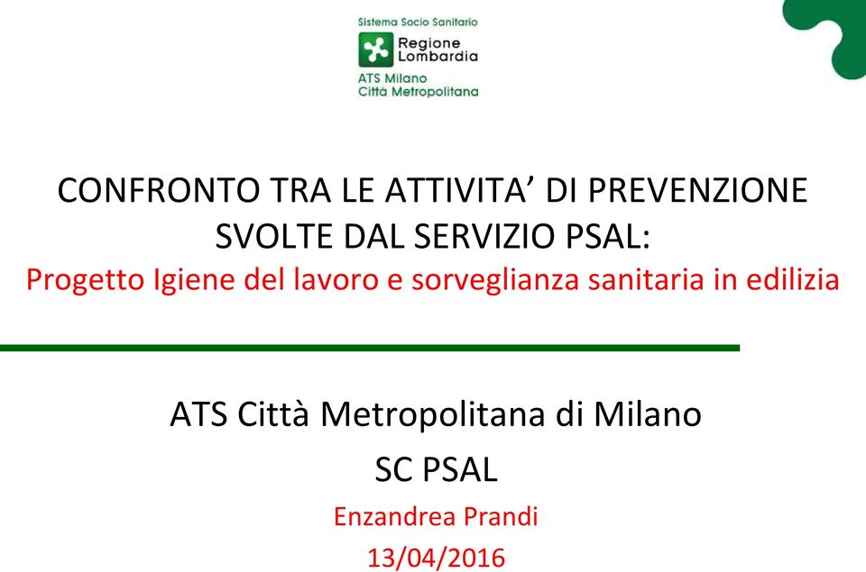 sorveglianza sanitaria in edilizia ATS Città