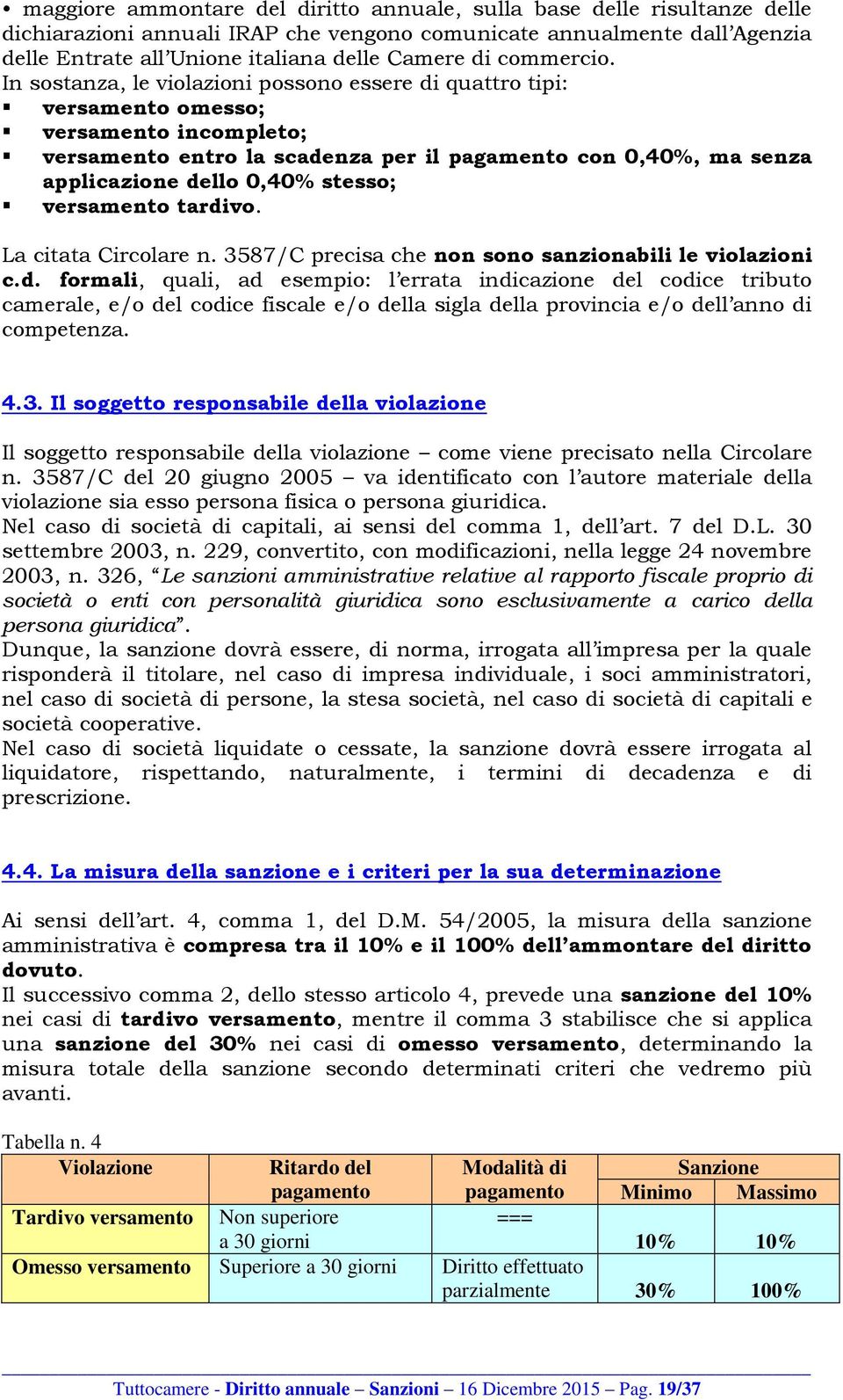 In sostanza, le violazioni possono essere di quattro tipi: versamento omesso; versamento incompleto; versamento entro la scadenza per il pagamento con 0,40%, ma senza applicazione dello 0,40% stesso;