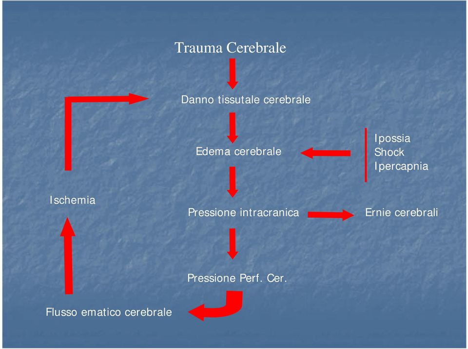 Ischemia Pressione intracranica Ernie