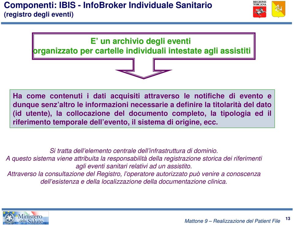 temporale dell evento, il sistema di origine, ecc. Si tratta dell elemento centrale dell infrastruttura di dominio.