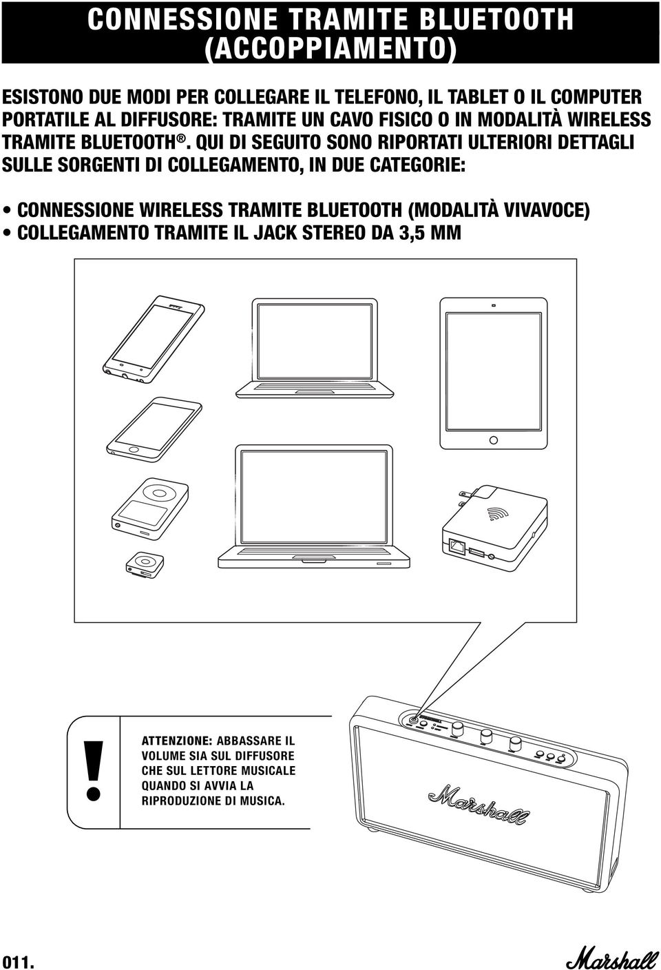 QUI DI SEGUITO SONO RIPORTATI ULTERIORI DETTAGLI SULLE SORGENTI DI COLLEGAMENTO, IN DUE CATEGORIE: CONNESSIONE WIRELESS TRAMITE