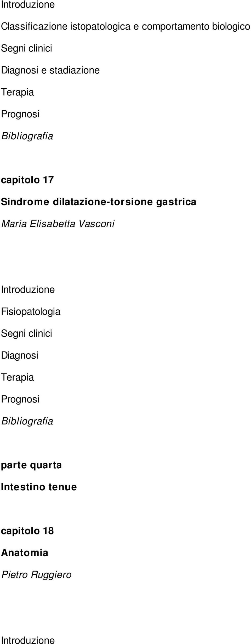 dilatazione-torsione gastrica Maria Elisabetta