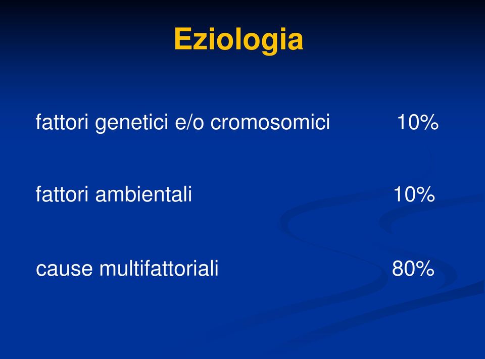 cromosomici 10% fattori