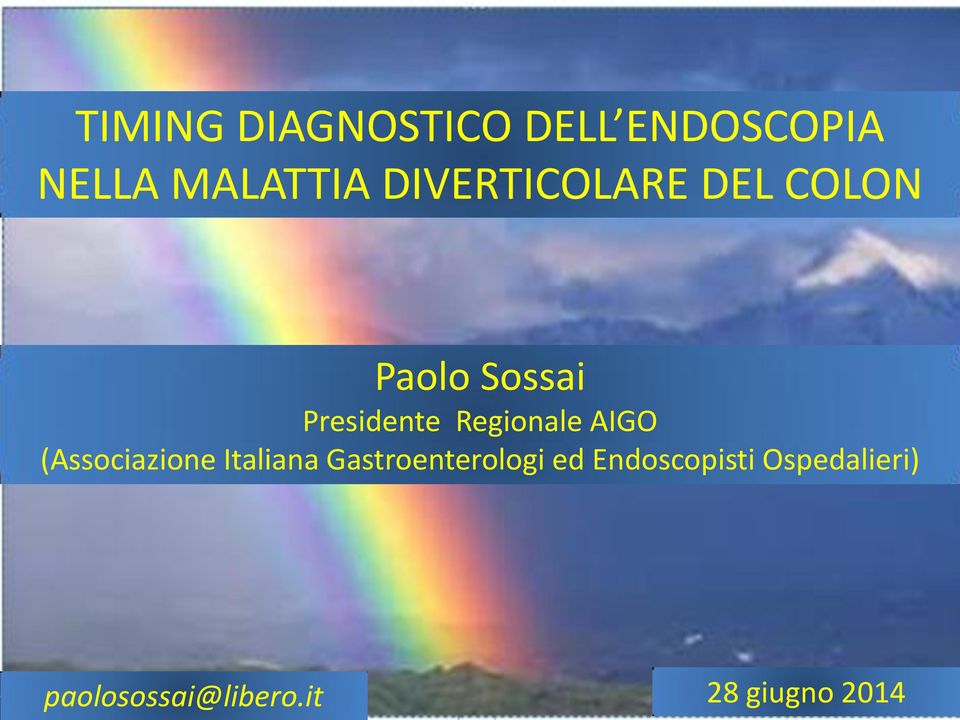 Regionale AIGO (Associazione Italiana Gastroenterologi