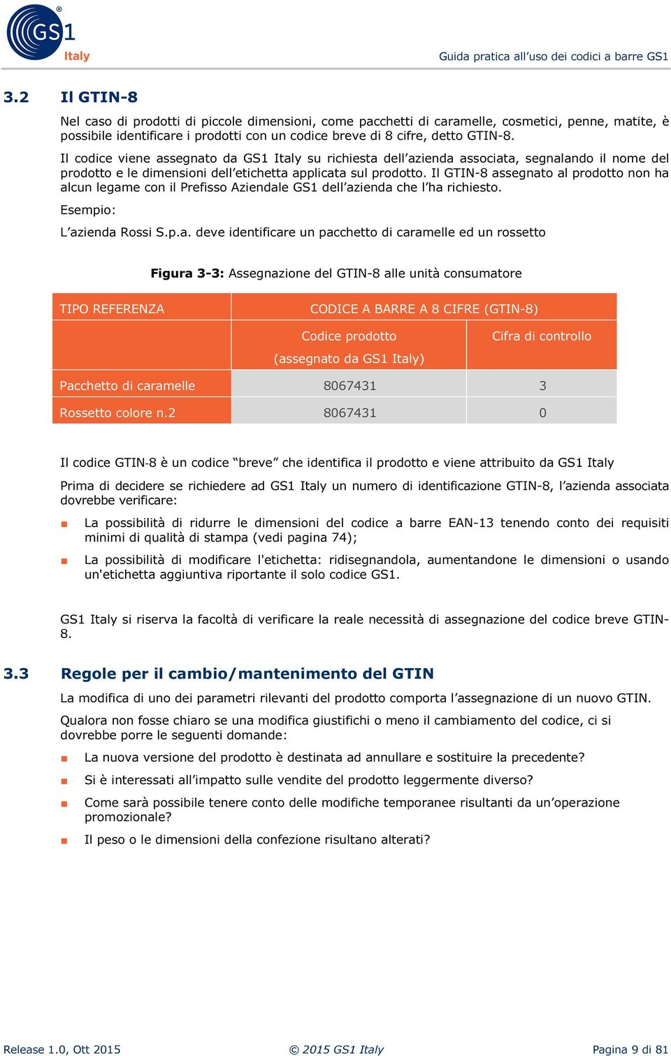 Il GTIN-8 as