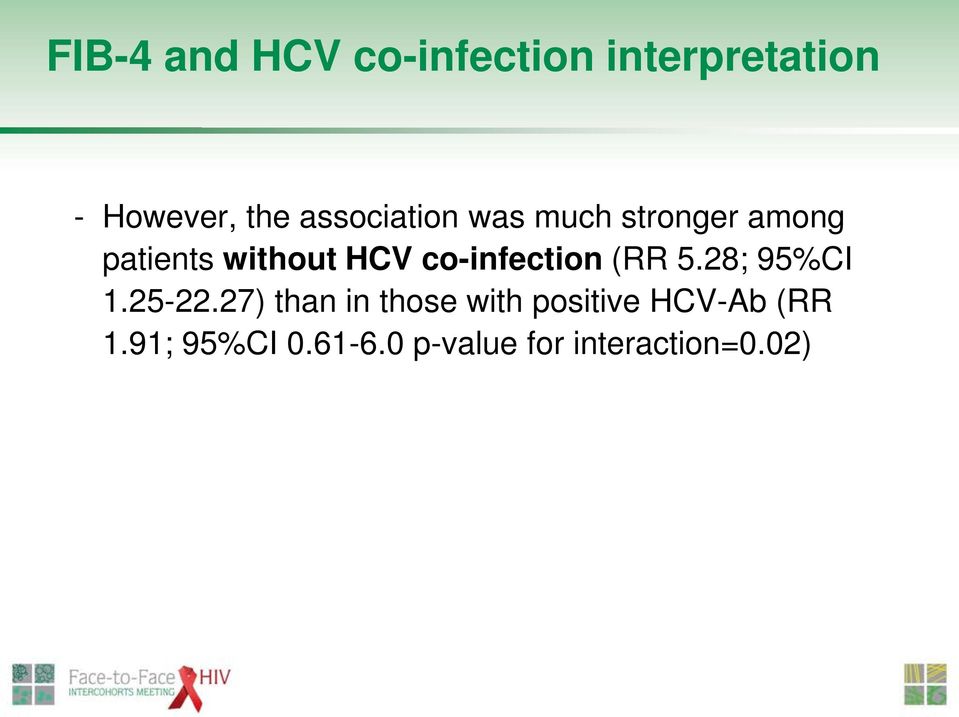 co-infection (RR 5.28; 95%CI 1.25-22.