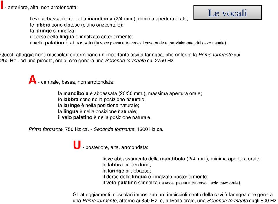 il cavo orale e, parzialmente, dal cavo nasale).