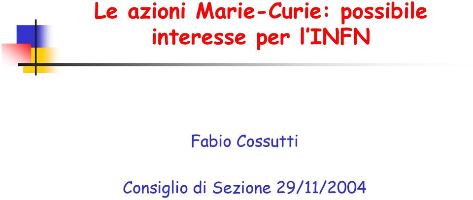 possibile interesse