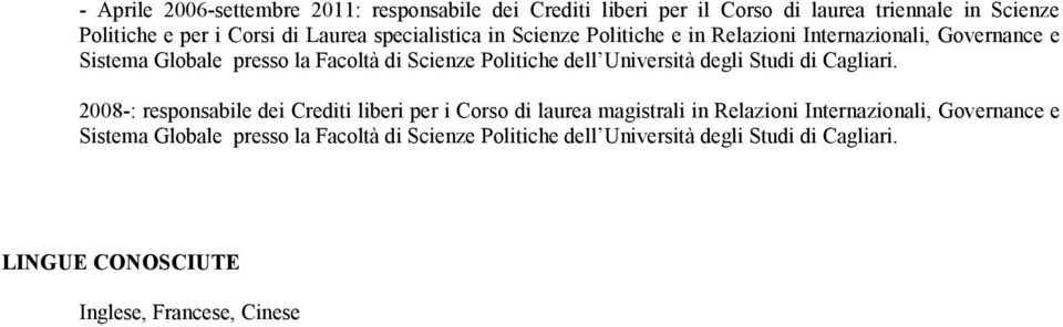 Università degli Studi di Cagliari.
