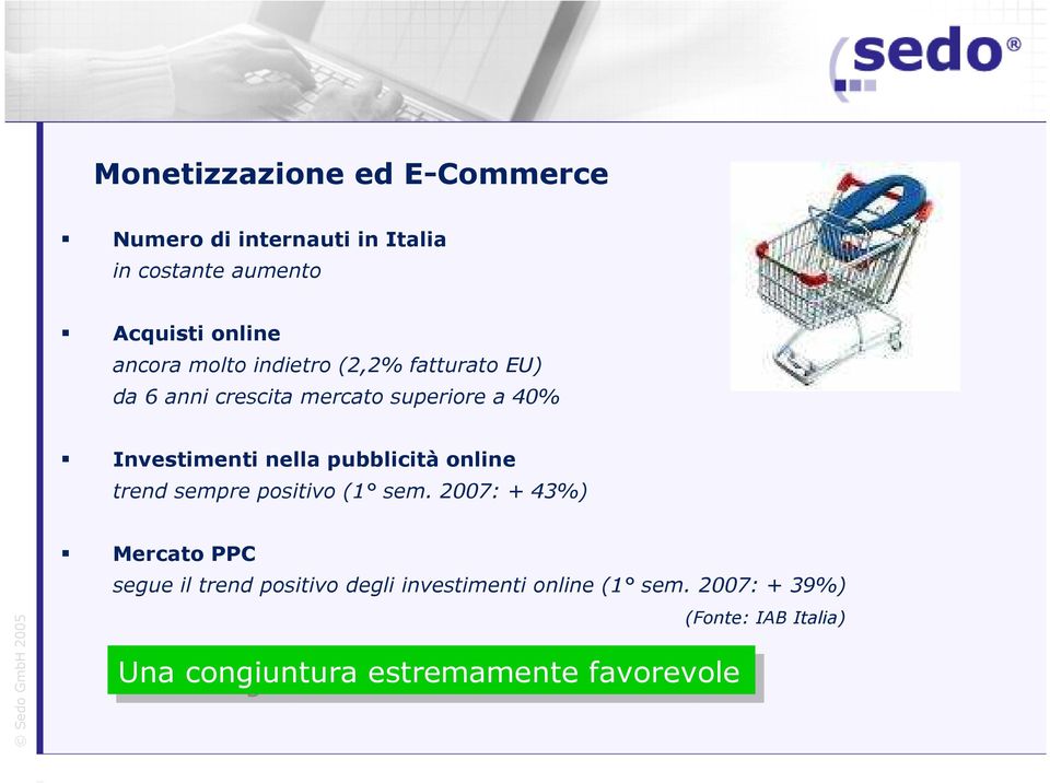 nella pubblicità online trend sempre positivo (1 sem.