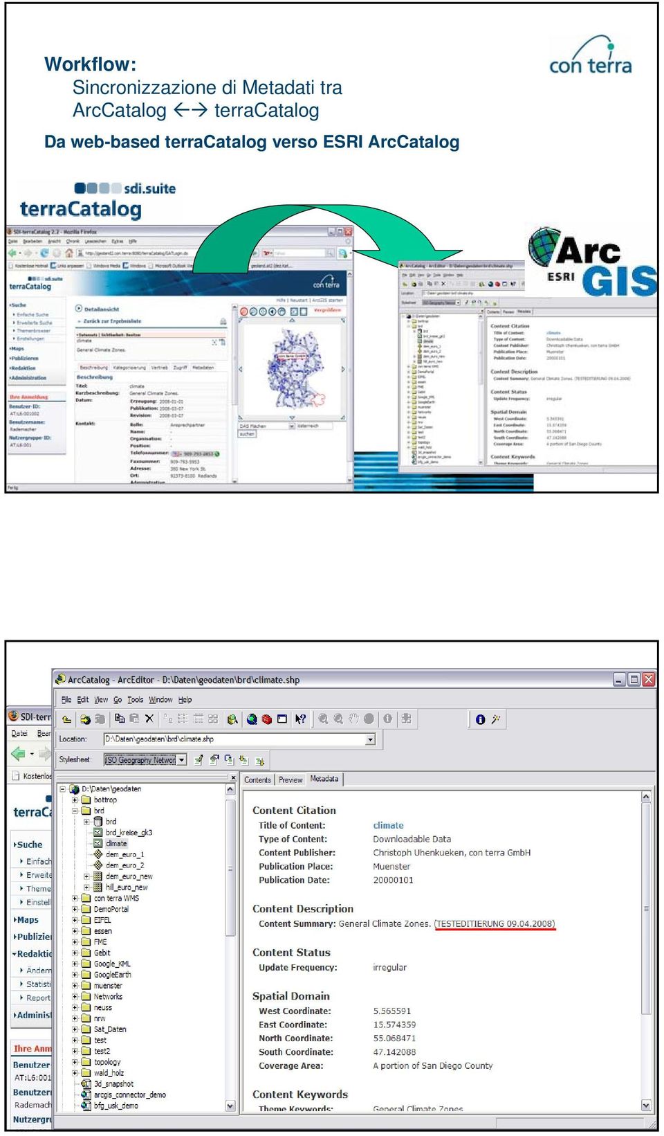 terracatalog Da web-based