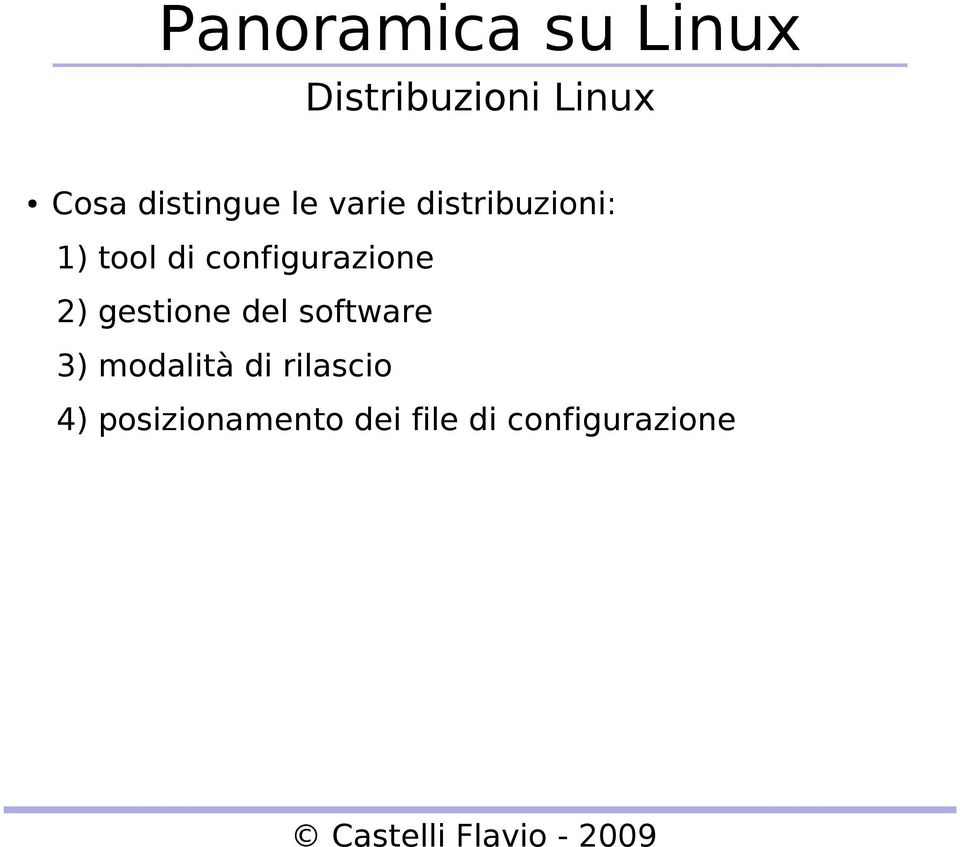 gestione del software 3) modalità di