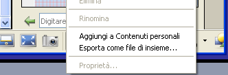 Quando si trascina un modello della Raccolta su una pagina, i relativi contenuti restano sullo sfondo e non è possibile selezionarli o modificarli.