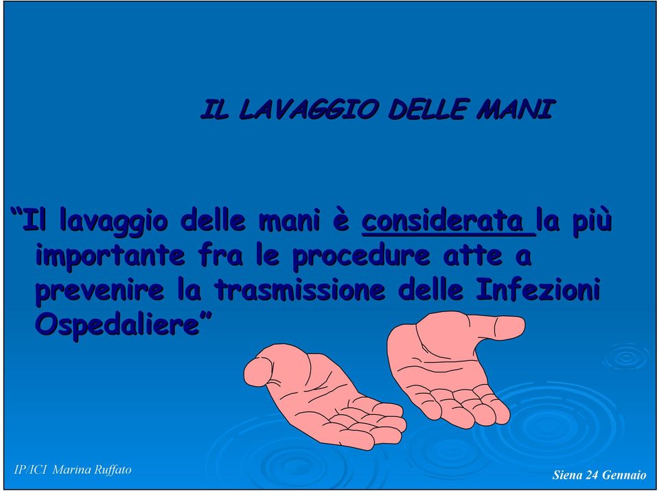 importante fra le procedure atte a