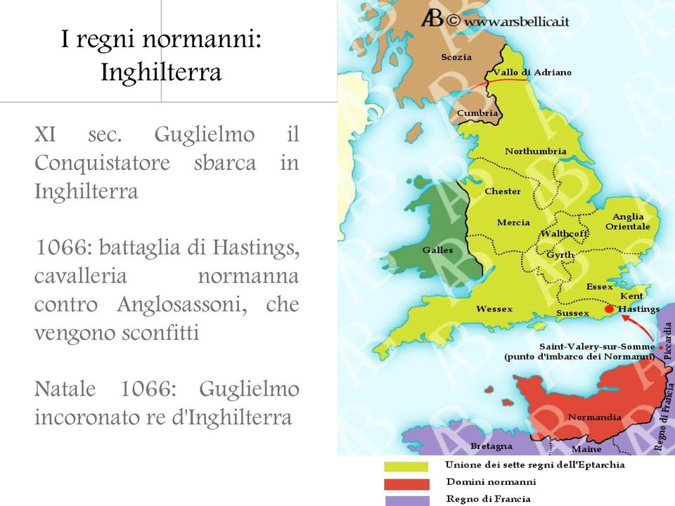 battaglia di Hastings, cavalleria normanna contro