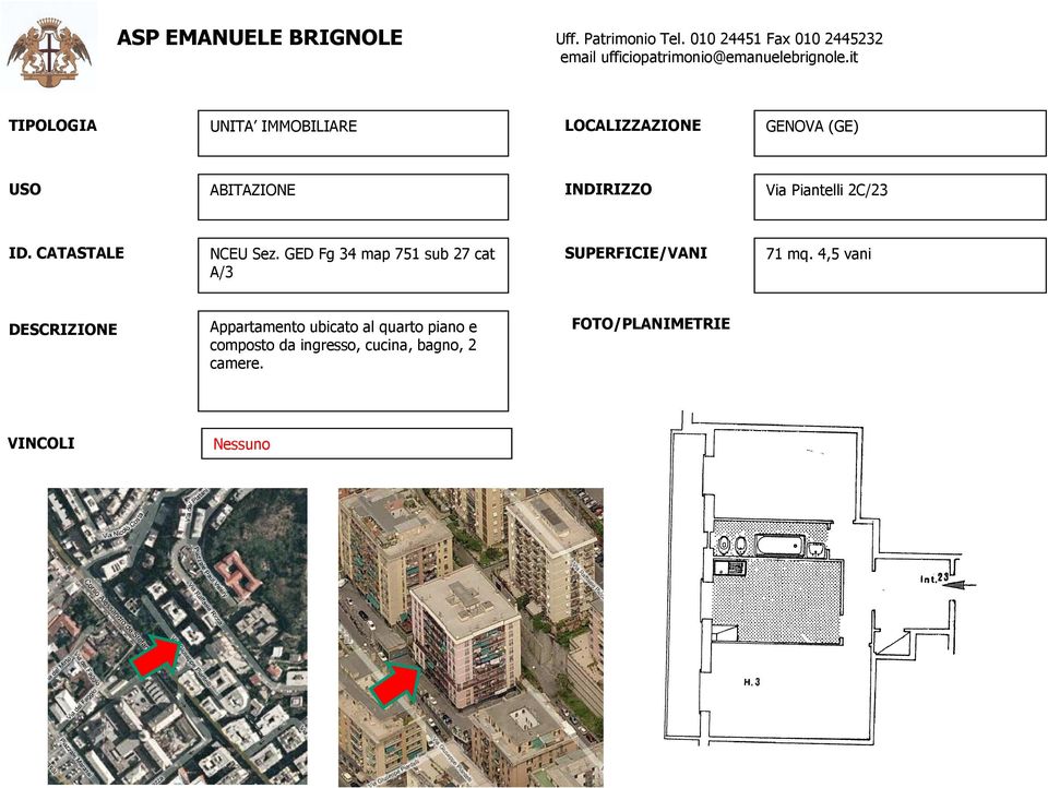 4,5 vani Appartamento ubicato al quarto