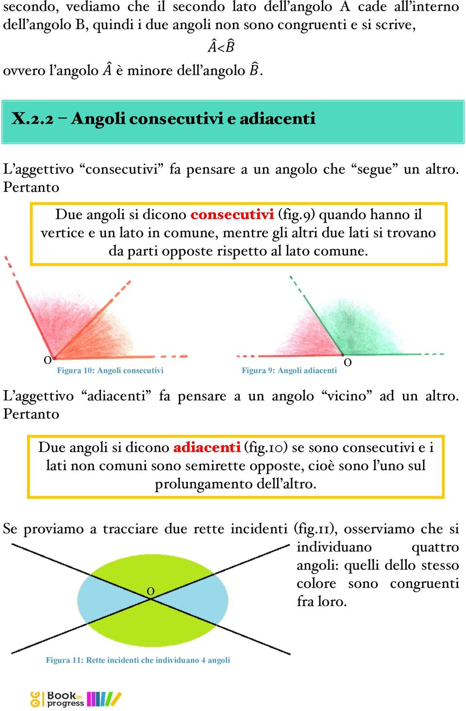 9) quando hanno il vertice e un lato in comune, mentre gli altri due lati si trovano da parti opposte rispetto al lato comune.