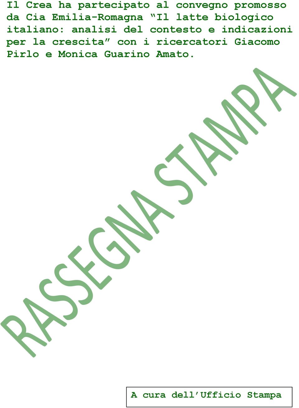 contesto e indicazioni per la crescita con i ricercatori