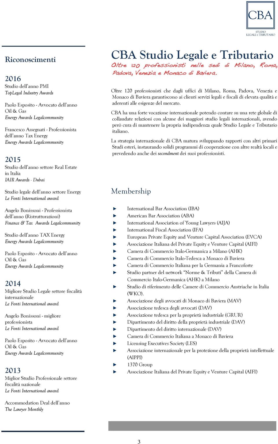Legalcommunity Studio dell anno TAX Energy Paolo Esposito - Avvocato dell anno Oil & Gas 2014 Migliore Studio Legale settore fiscalità internazionale Le Fonti International award Angelo Bonissoni -