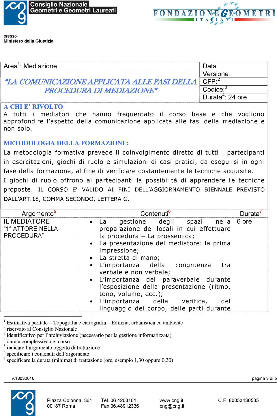 METODOLOGIA DELLA FORMAZIONE: La metodologia formativa prevede il coinvolgimento diretto di tutti i partecipanti in esercitazioni, giochi di ruolo e simulazioni di casi pratici, da eseguirsi in ogni