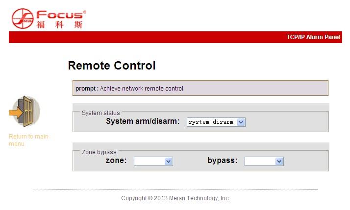 7.2 Controllo Cliccate sull icona controllo per entrare nel relativo menu.