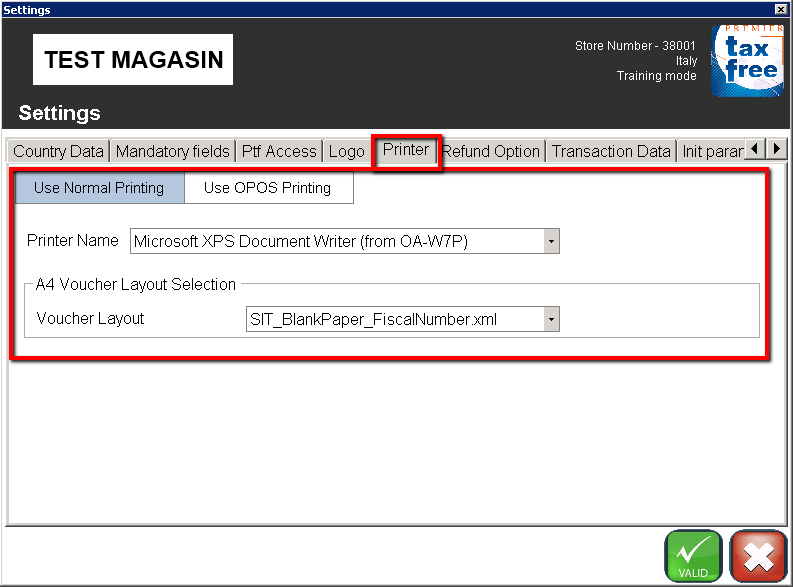 e i settaggi della stampante di default utilizzata 2.2 Stores2 Una volta sistemata la parte di installazione del programma PII sarà necessario configurare Stores2 all utilizzo della nuova gestione. 2.2.1 Configurazione 2.