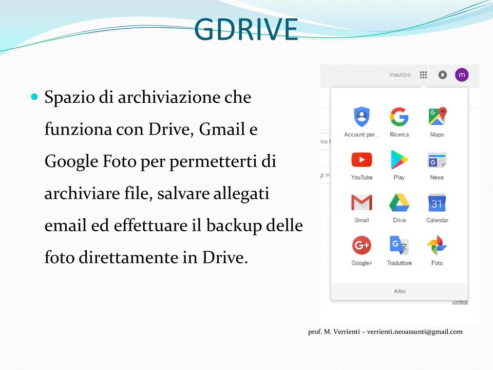 archiviare file, salvare allegati email ed