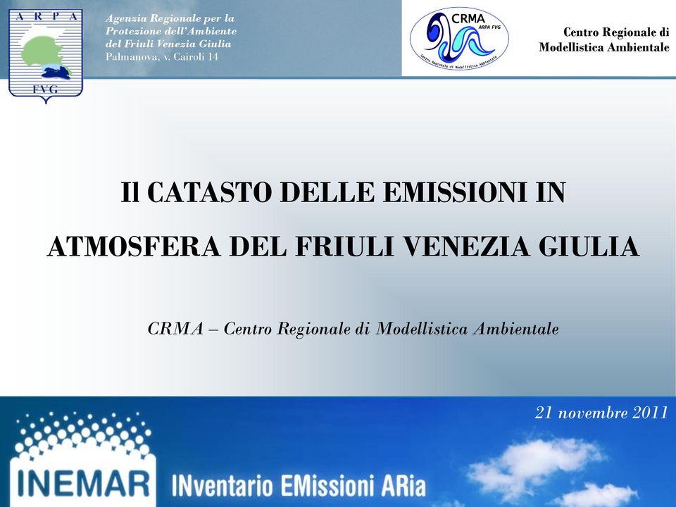 VENEZIA GIULIA CRMA Centro Regionale di