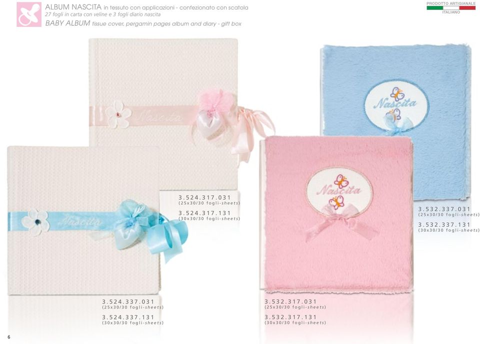 pergamin pages album and diary - gift box 3.524.317.031 3.524.317.131 3.532.
