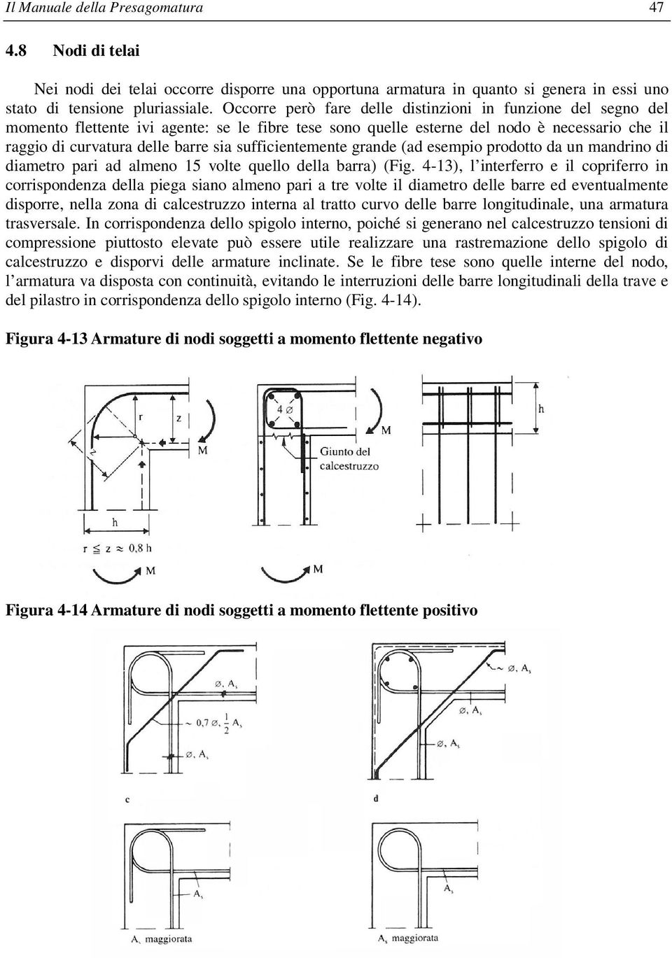 sufficientemente grande (ad esempio prodotto da un mandrino di diametro pari ad almeno 15 volte quello della barra) (Fig.