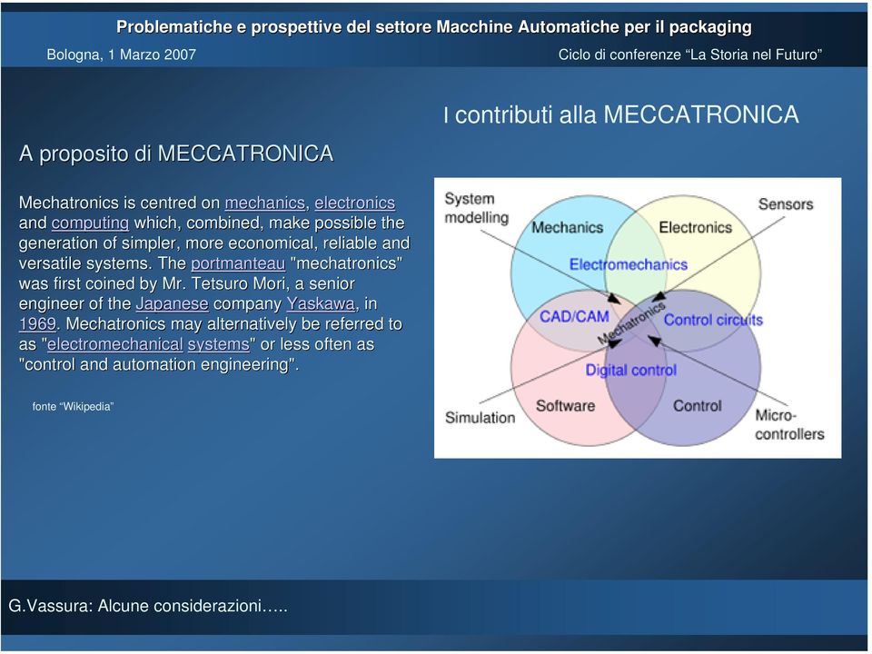 . The portmanteau "mechatronics" was first coined by Mr.